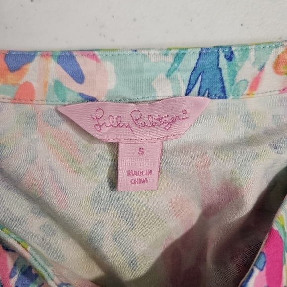 Lilly Pulitzer Catch the Wave Lula Ruffle Sheath Dress - Picture 10 of 12